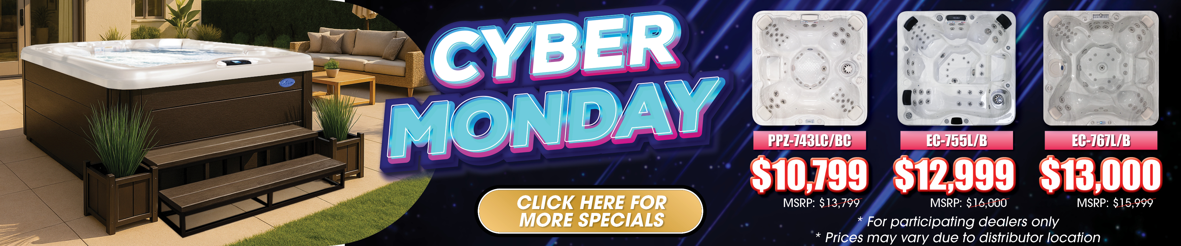 Calspas hot tub being used in a family setting - Dearborn